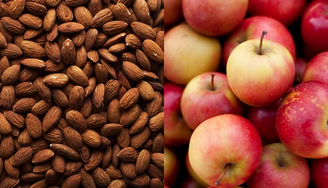 An Overhead Look At Ingredient Shots 