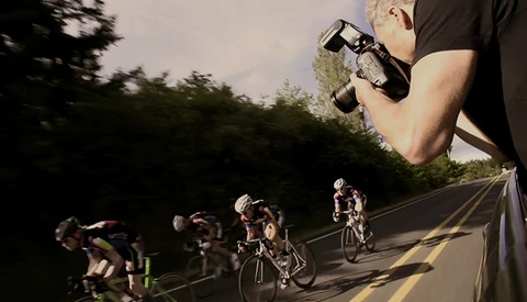 Behind The Scenes As Jeff Curtes Shoots Road Biking And Explains His Back Story