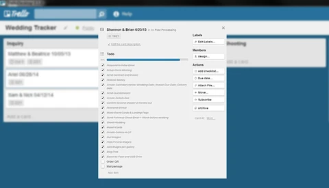 Using Trello to Manage My Photography Workflow