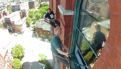 This New York Times Photographer Likes To Hang Out. Literally. 