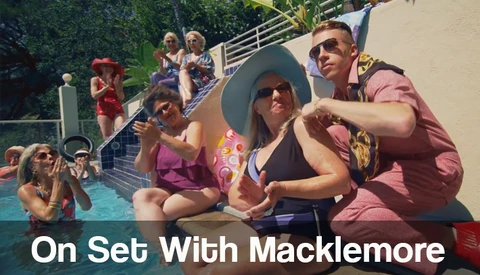 On Set With Macklemore and Sexy Grandmas