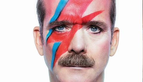 Christopher Wahl Shoots a Bowie-Inspired Cover of Chris Hadfield