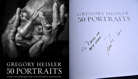 Lost Signed Copy of Gregory Heisler's 50 Portraits