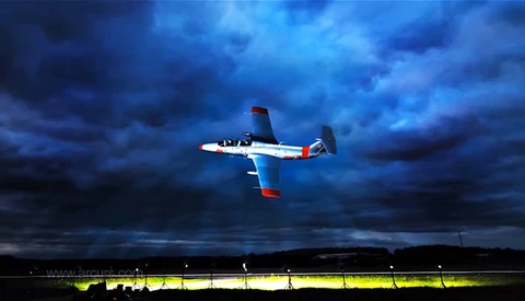 Trying To Catch A Fighter Jet With 24,000 Watts Of Light