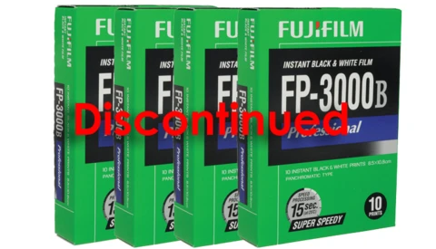 The Discontinuation of Fuji 3000b Instant Film by Fujifilm