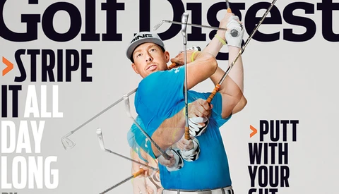 The making of the Golf Digest Magazine January 2014 Cover Shoot