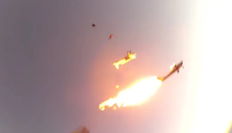Sky Divers Record 2 Planes Colliding In Flight