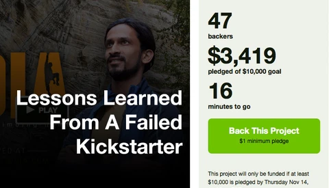 Thinking Of Crowdfunding Your Next Video Project? Learn From My Failed Attempt