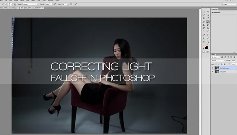 How To Simply Correct Light Falloff In Photoshop