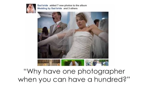Facebook Encourages Brides to Ditch Having a Professional Wedding Photographer