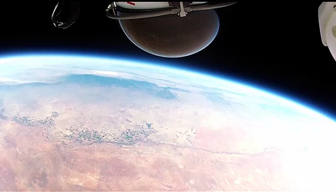 Finally - The PoV Video From The 127,000ft Space Freefall Is Released