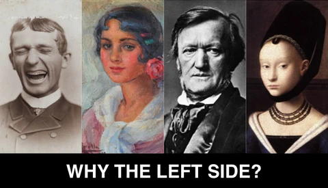Why Do Historically Most Portraits Show Subjects Looking to the Right?