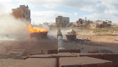GoPro Mounted On Syrian Tanks Record Interesting and Terrifying Videos