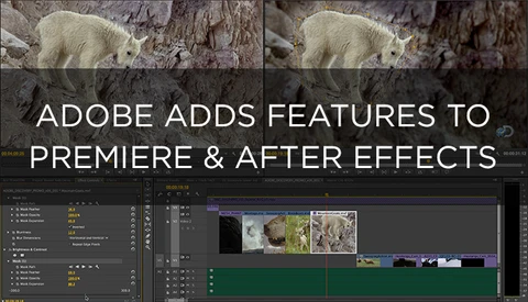 Adobe Adds More Features to Premiere Pro & After Effects
