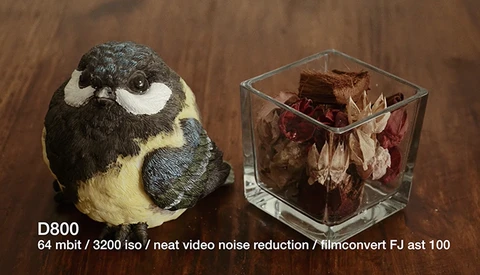 Side-by-Side Video Bitrate Comparison on Nikon D800 with NikonHacker Firmware