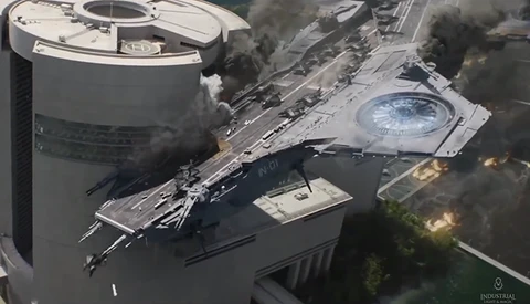 BTS: Helicarrier Crash Design VFX in Captain America: The Winter Soldier
