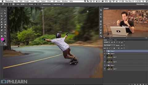 Phlearn Tutorial: How to Master the Motion Blur in Photoshop