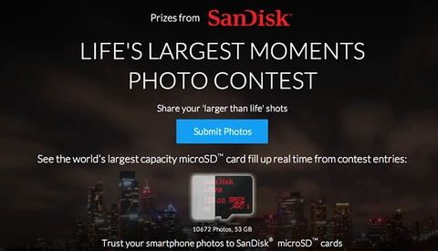 Weekly Contest: Win a SanDisk 128GB microSDXC Card with Adapter