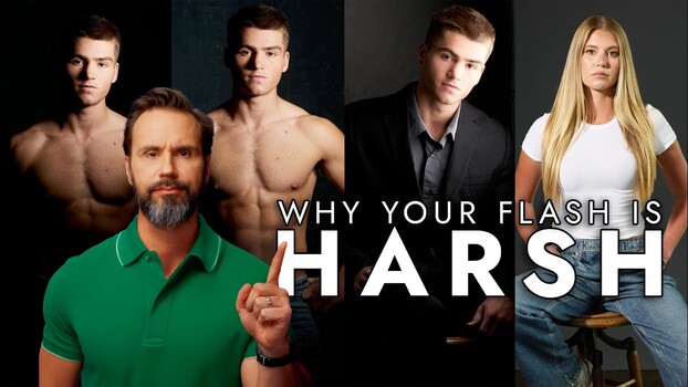 Fixing Harsh Flash Lighting