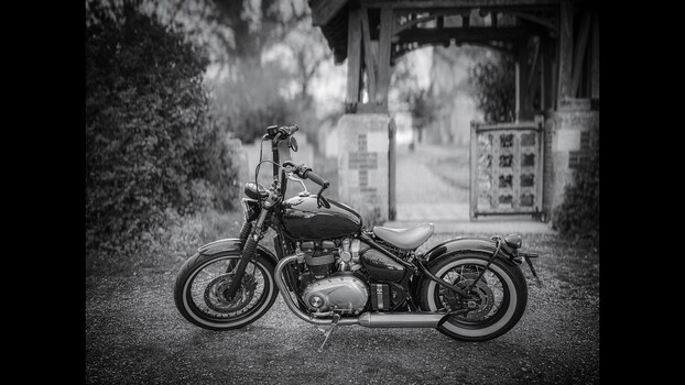 iPhone Snapshot Transformed to Moody B&W with Lightroom and Luminar Neo