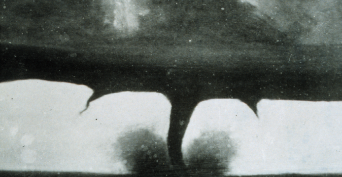 The First Photograph of a Tornado Was Taken in 1884 by a Kansas Fruit Grower
