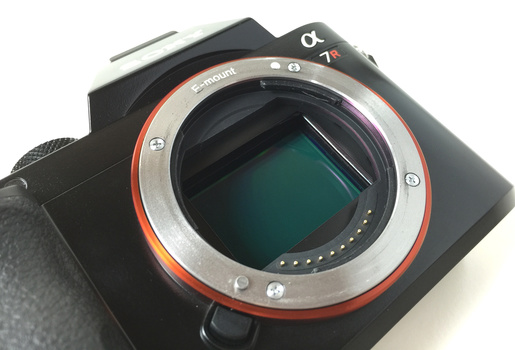 Sony a7R with stock E-mount