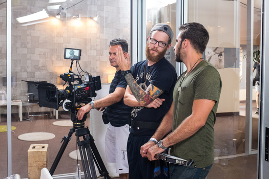 Camera Department film crew