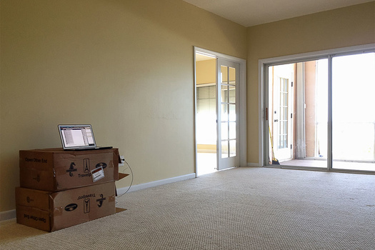 Location Independence Empty Apartment