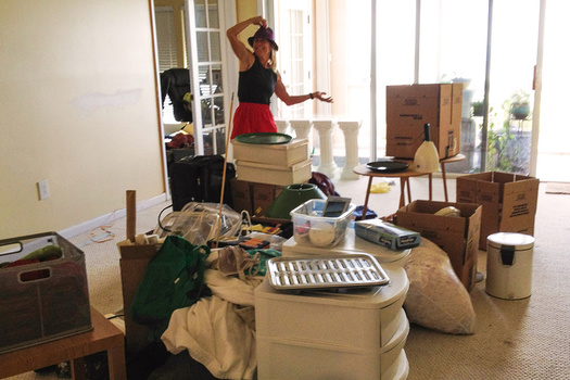 Location Independent Photographer apartment before departure