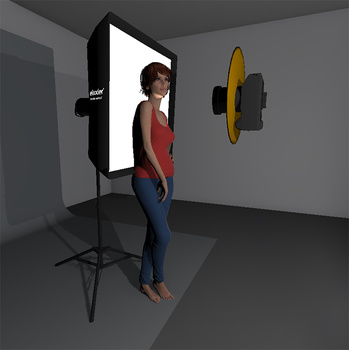Reflector Setup for One Light Setup