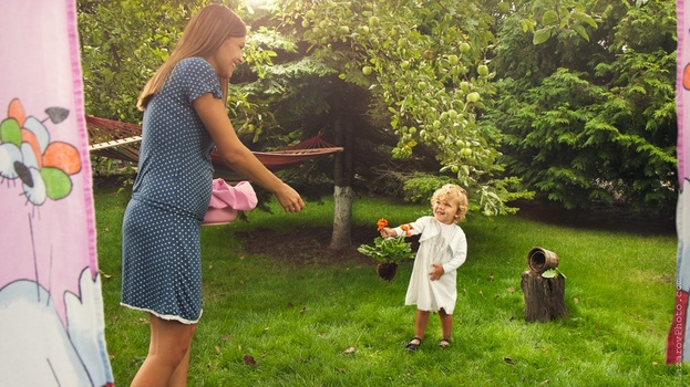 A flower to mom A flower to mom