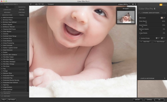 using Nik software to soften skin using Nik software to soften skin