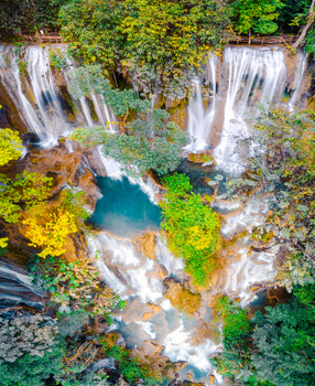 Kuang si waterfalls in Laos