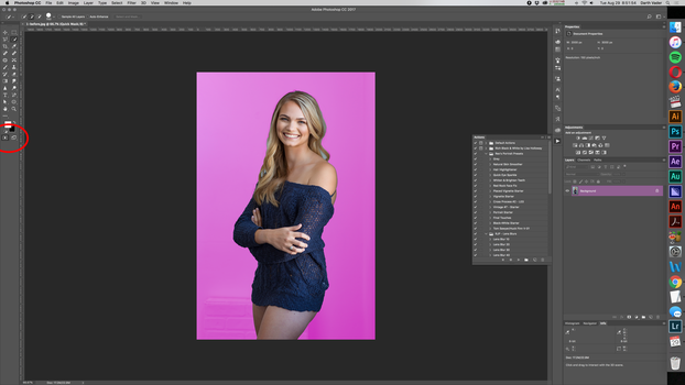 A screenshot of the quick mask mode turned on in photoshop. screenshot of the quick mask mode turned on in photoshop