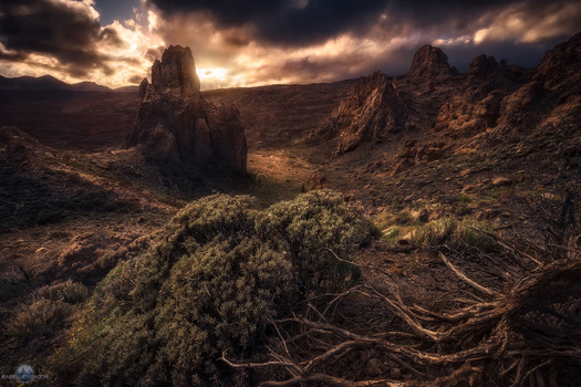 Sunset in El Teide National Park