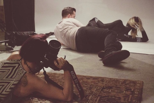 Behind the scenes of Gabrielle Colton shooting laying down Behind the scenes of Gabrielle Colton shooting laying down