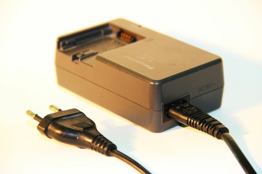 Camera battery charger