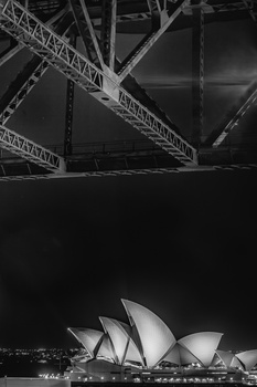 Bridging The Gap bridge, architecture, cityscapes, night photography