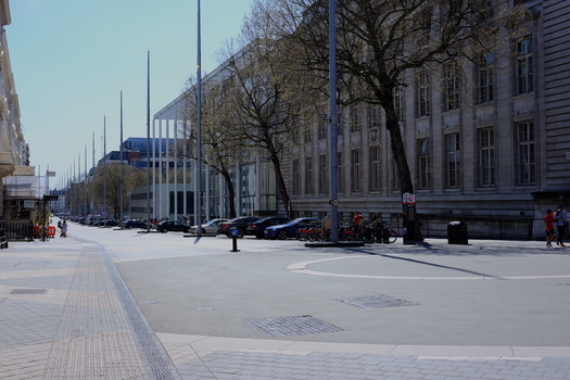 Corner of Exhibition Road and Prince Consort Road, London, 2018