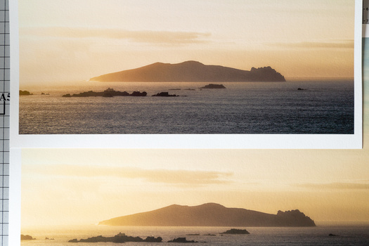 Print comparison. Why you should print your own work.