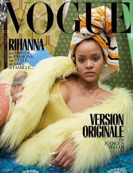 the Vogue Paris cover with Rihanna