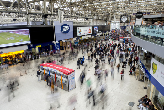 London's Paddington Station shot with the Panasonic Lumix GM1