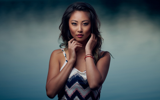 Example of image taken with high speed sync. outdoor-portraiture-one-light-setup