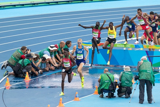 Using a system to control crowds Olympics