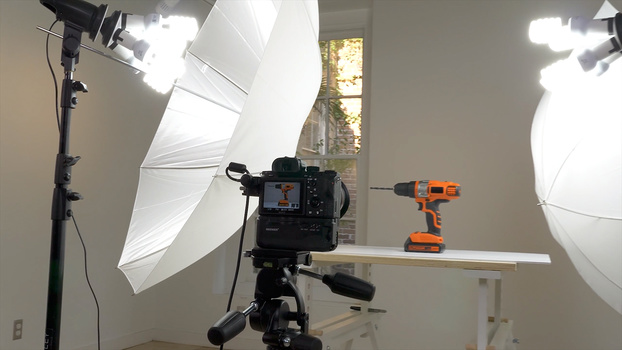 Commercial-Product-Photographer-Brian-Rodgers-Jr-Continuous-Lighting-Cordless-Drill-The-Hero-Shot-Lighting-Set-Up Brian Rodgers Jr., commercial product photographer, product photography, cordless drill, behind the scenes, continuous lighting