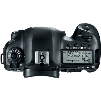 Top view of Canon 5D Mark IV