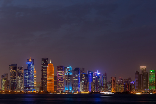 photographing a city at dusk without a tripod
