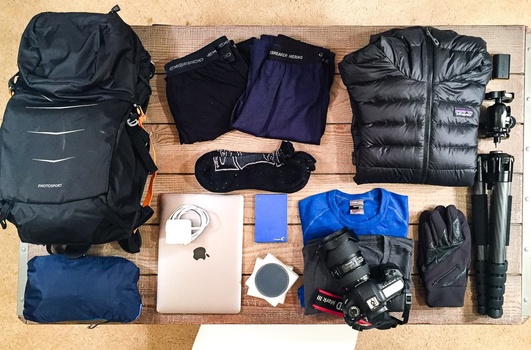 One carry-on bag for indefinite travel and landscape photography! One carry-on bag for indefinite travel and landscape photography!