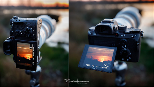 A tilted screen is very convenient when working in landscape orientation. But when switching to portrait orientation you won't have much use of a tilted screen anymore.