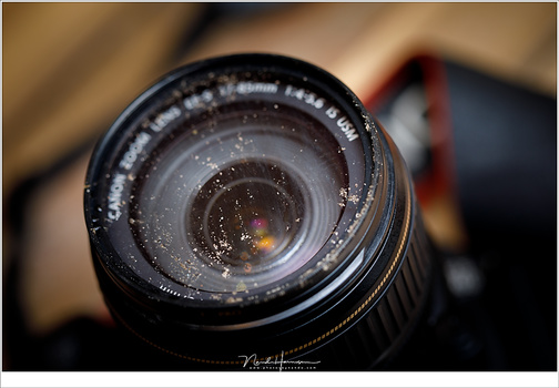 If you end up with such a dirty filter, just remove it and rinse it. You wouldn't want to do that with the lens itself. For these situations a UV filter has its benefit